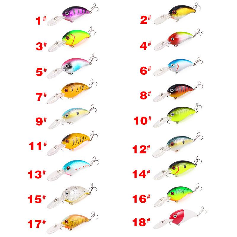 Luya Bait Rock Little Fat Man 18 Color Bronzing External Laser 10cm/13.6g Simulation Fake Bait Hard Bait Fishing Gear