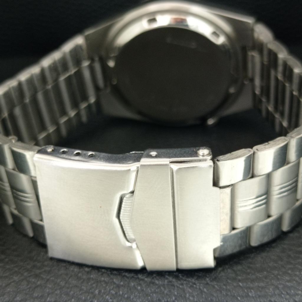 GENUINE VINTAGE SEIKO EXPO 70 AUTOMATIC JAPAN MENS BLUE DIAL WATCH A708786-1