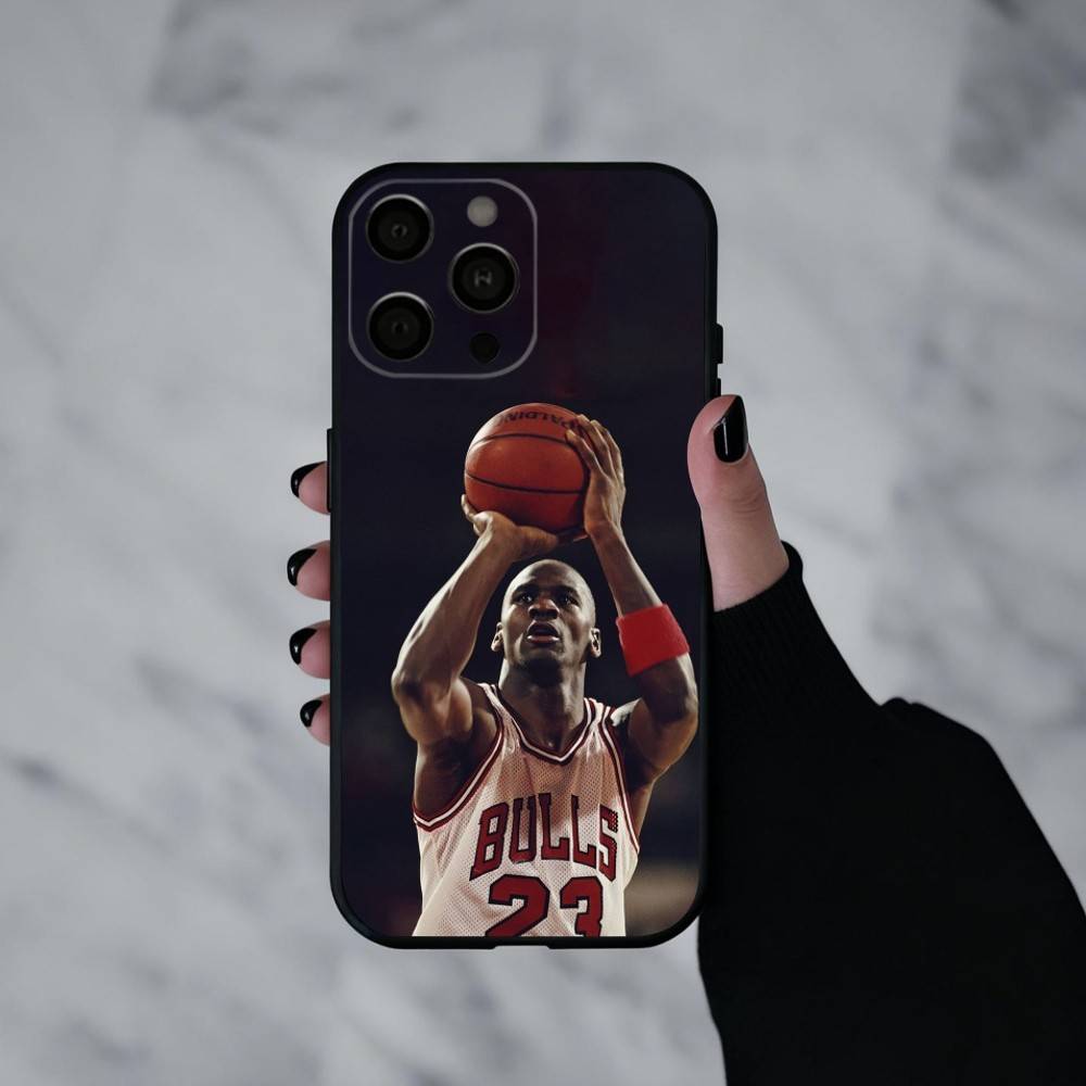 Basketball M-Michael J-Jordan-N Phone Case Silicone Soft For IPhone 17pro 16 15 14 13 12 11 X XR Plus Pro Max Plus