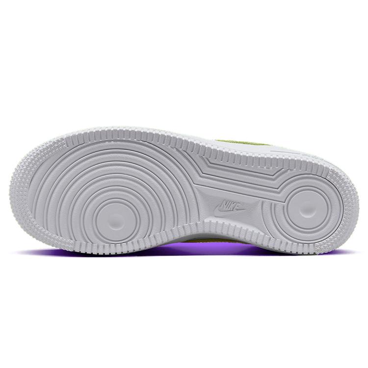 New Nike Air Force 1 LV8 'White Volt' GS DV1680-100