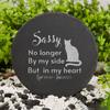 Personalisierter Haustier-Gedenkstein Gravierter Grabstein Hund Beileidsgeschenk Individuell Gravierte Hund Katze Gedenkplakette Haustierverlust Geschenke