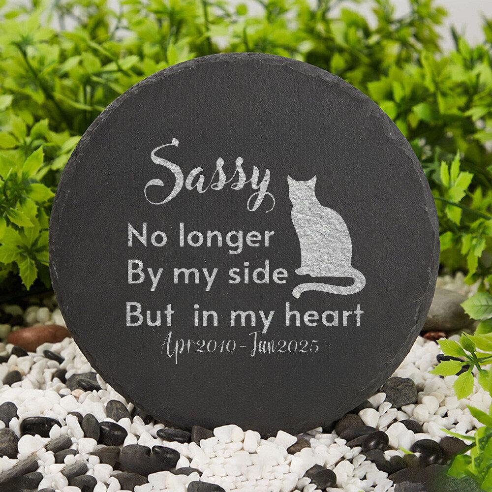 Personalisierter Haustier-Gedenkstein Gravierter Grabstein Hund Beileidsgeschenk Individuell Gravierte Hund Katze Gedenkplakette Haustierverlust Geschenke
