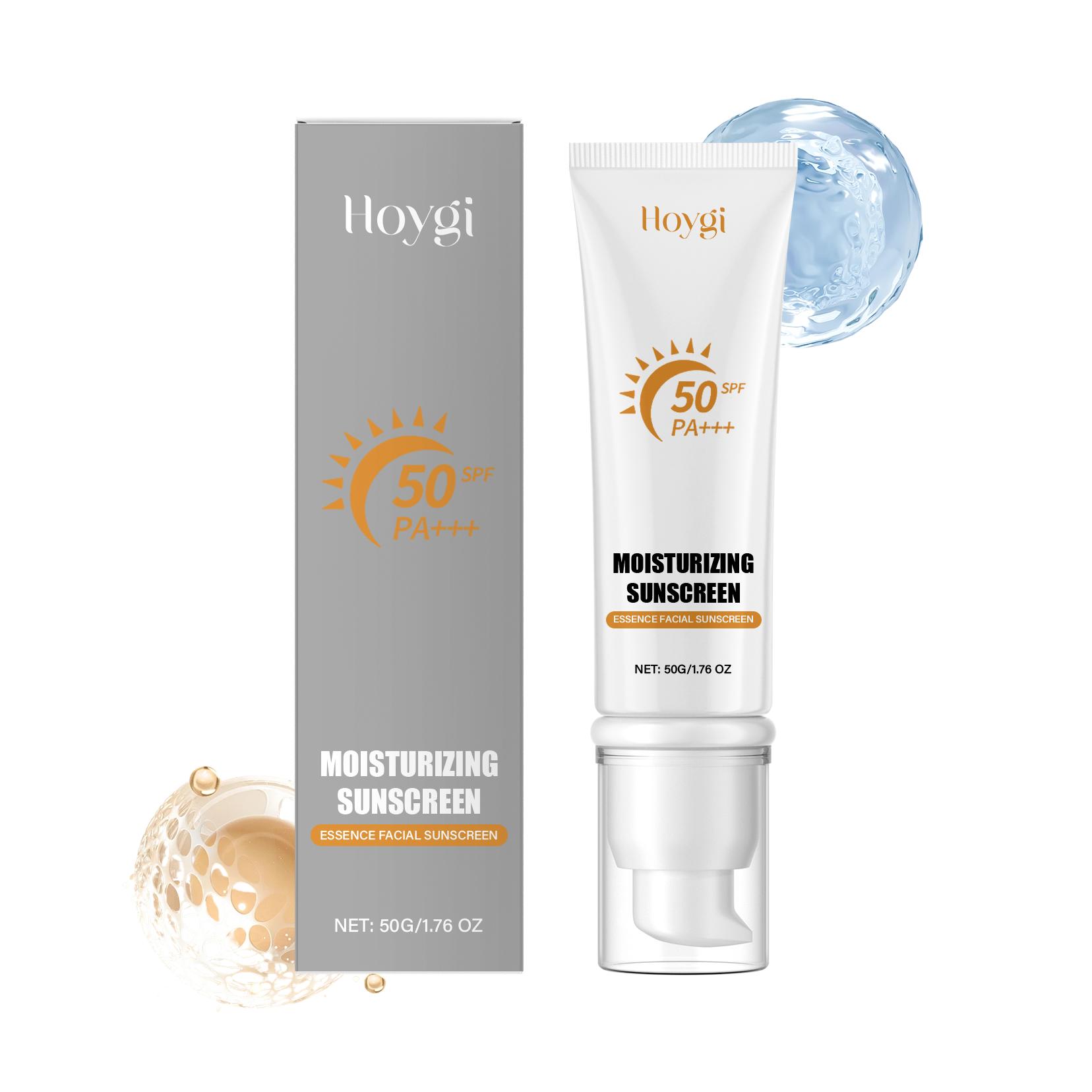 All in One Spf50 Sunscreen Brightening Foundation Cream Cover Anti UV Face Moisturizer 50g