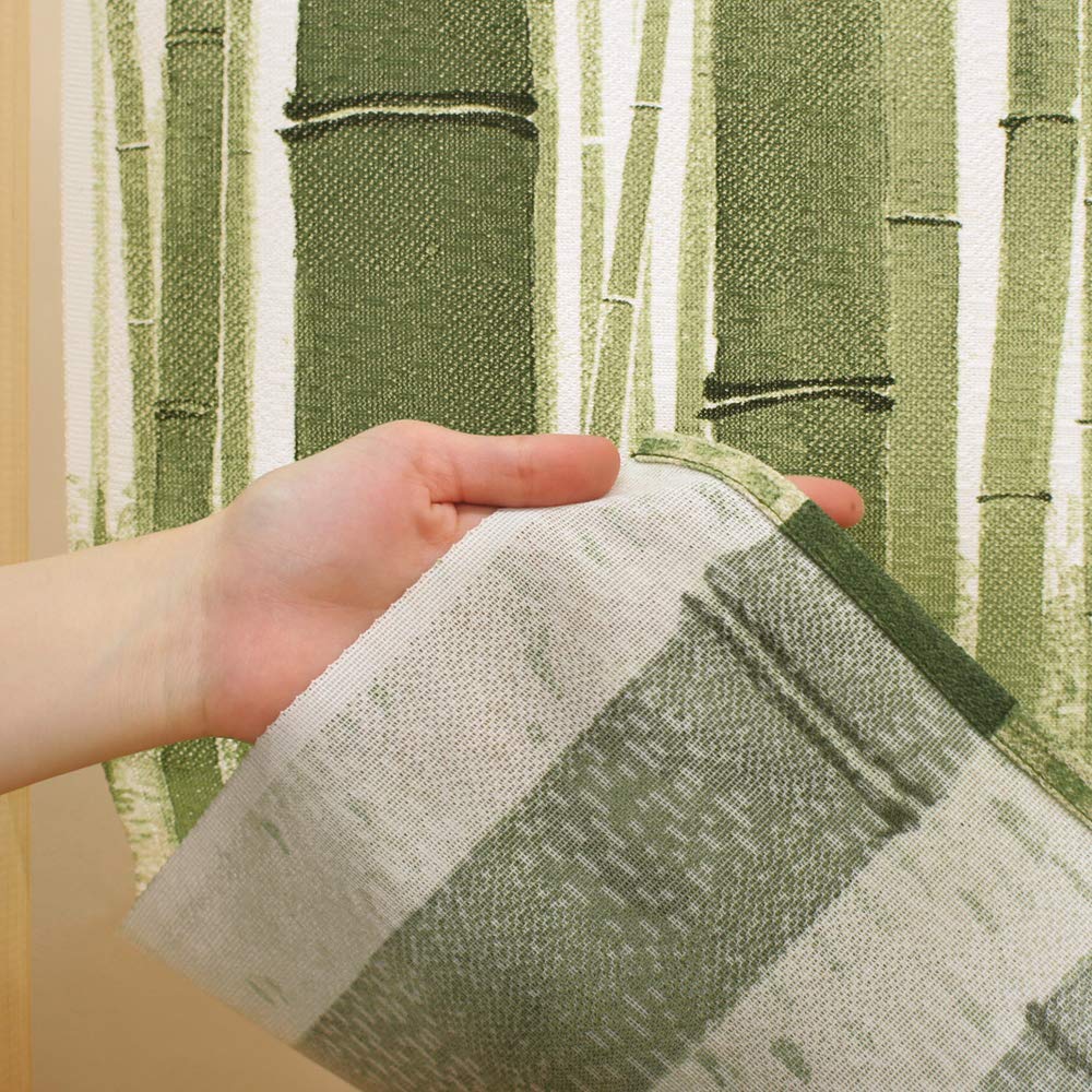 Noren Kobo Noren Wall Hanging Room Japanese Bamboo Forest Young 10568A Tapestry, Divider/Privacy Screen, Half-Length Curtain, Pattern, 85x170cm,