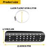 Motorcycle Pipe Shield Exhaust Heat Guard Cover Muffler Guard Cover Heel Black