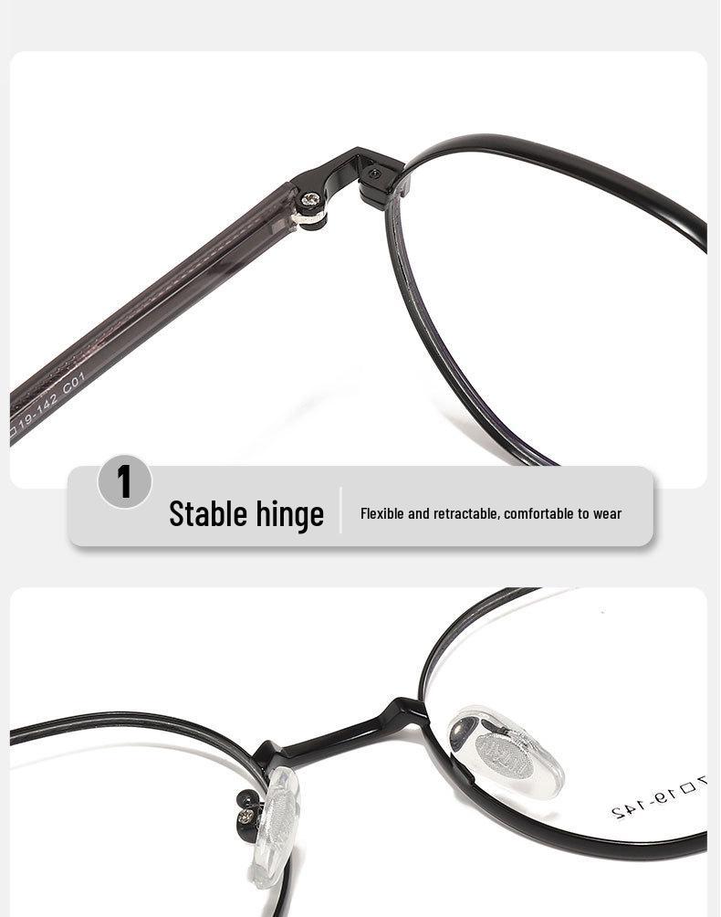 High-Quality Non-Magnetic Retro Multi-Sided Square Frame for Myopia Inserts