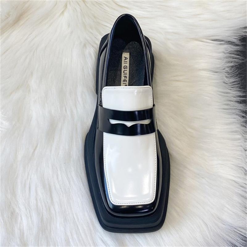 Женская обувь на низком каблуке лоферы повседневные женские туфли без застежек с квадратным носком элегантная женская модная обувь Zapatillas Mujer 38 2790₽