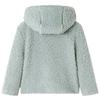 Kids Hooded Jacket Teddy Faux Fur Mint Green Size 92