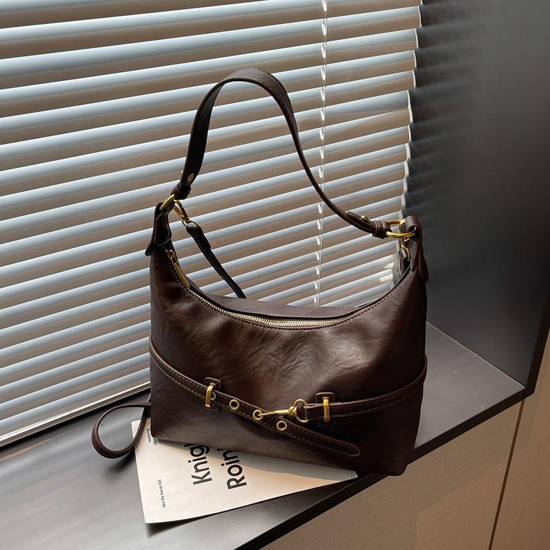 Retro Bag Women's New Autumn and Winter Niche Design Messenger Bag Fashion One Shoulder Underarm Dumpling Bag