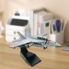 1/100 Maßstab Düsenflugzeug Diecast Modell Simulationsflugzeug mit Ständer Jäger Ornament für Heimregal