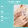Cat And Dog Eye And Ear Cleaning Wet Wipes, Gentle  Pads For Removing Pet Tear Stains 10ml