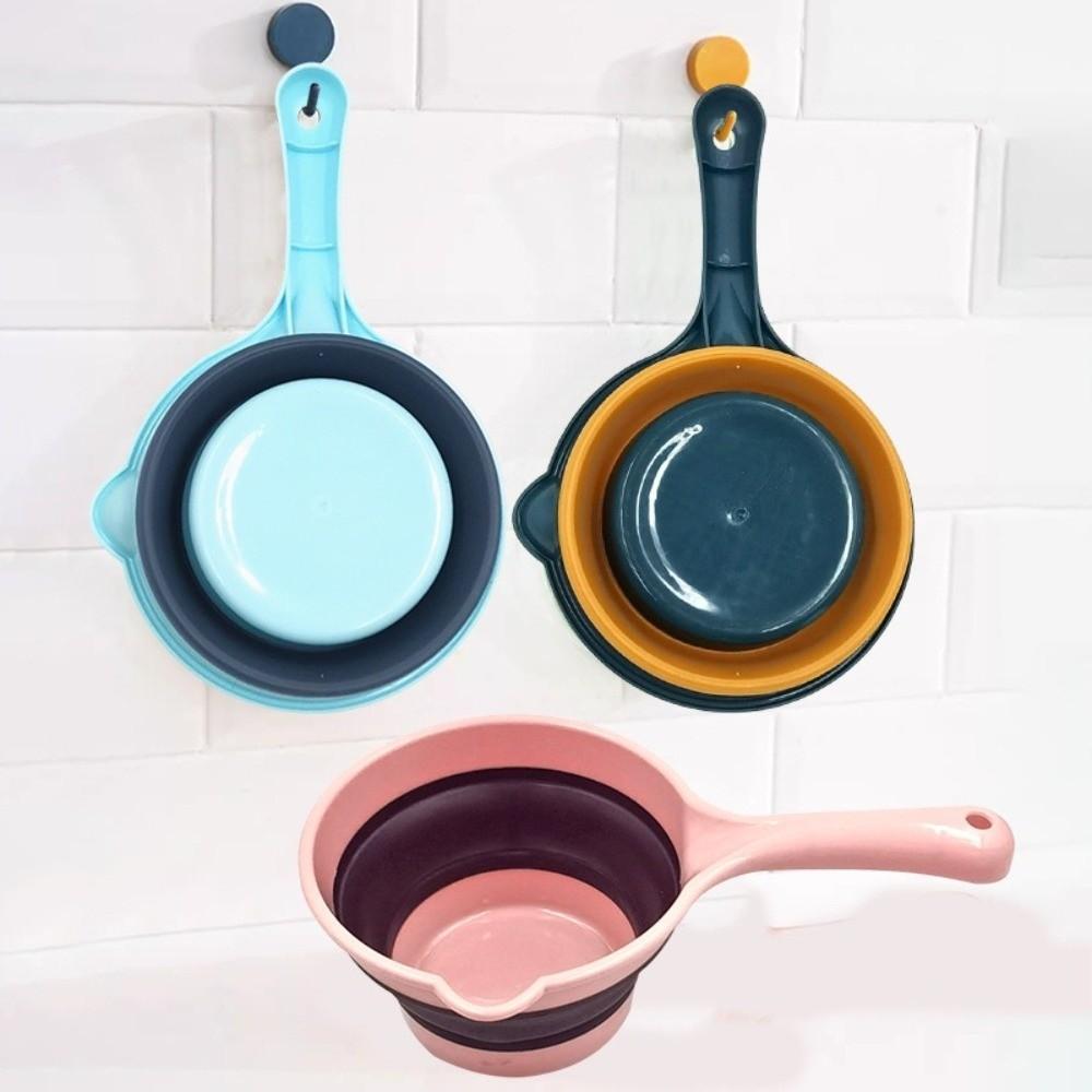 Plastic Kitchen Ladle Ergonomic Design Foldable Ladle Kitchen Gadget Plastic Scoop  Kitchen Use