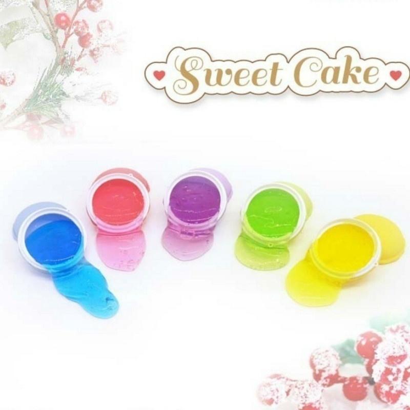 Ny Mote Slime Macaron Sett Geléleke Krystallleire Myk Klem Puddingleke for Barns Utdanning