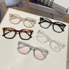 KLASSNUM Blue Light Glasses Retro Anti Blue Light Eyewear Blocking Eyewear Large Frame Computer Eyeglasses Computer Work Eyewear