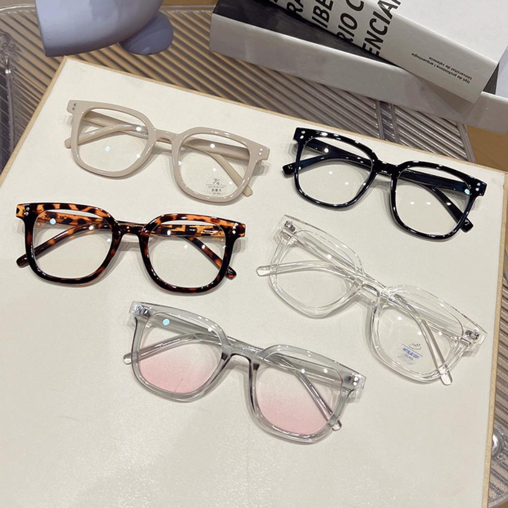 KLASSNUM Blue Light Glasses Retro Anti Blue Light Eyewear Blocking Eyewear Large Frame Computer Eyeglasses Computer Work Eyewear