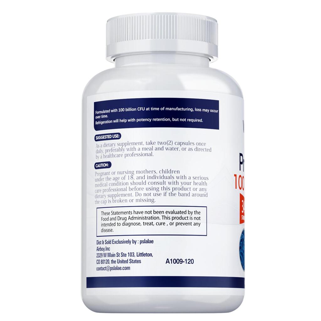 Capsule probiotiche per donne, contiene prebiotici, integratore probiotico, salute dell'intestino, adatto agli adulti