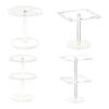 Scratch Proof Acrylic Sunglasses Stand With Clear Construction Protects Eyewear Features Smooth Rotation Stable Base