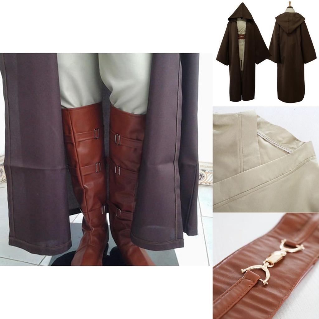 Star Wars Obi-wan Kenobi Jedi-Ritter Kostüm für Erwachsene mit exquisiter Verarbeitung