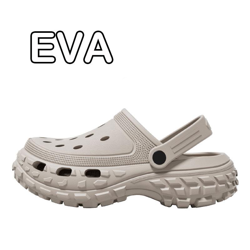 

Мужские сандалии летние шлепанцы на толстой подошве садовые тапочки ЭВА нескользящие дышащие туфли уличные пляжные шлепанцы мужская повседневная обувь для рыбалки 40-41 серый