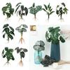 Artificial Hydroponic Plants Simulation Greenery With Root Plant Wall Home Office Shop Decor Desktop Ornament Photography Party