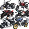 Technika Model Motocyklu Stavebnice Moto Závodní Motocykl Městské Vozidlo Sady Terénní MOC Sady Dětské Stavebnice