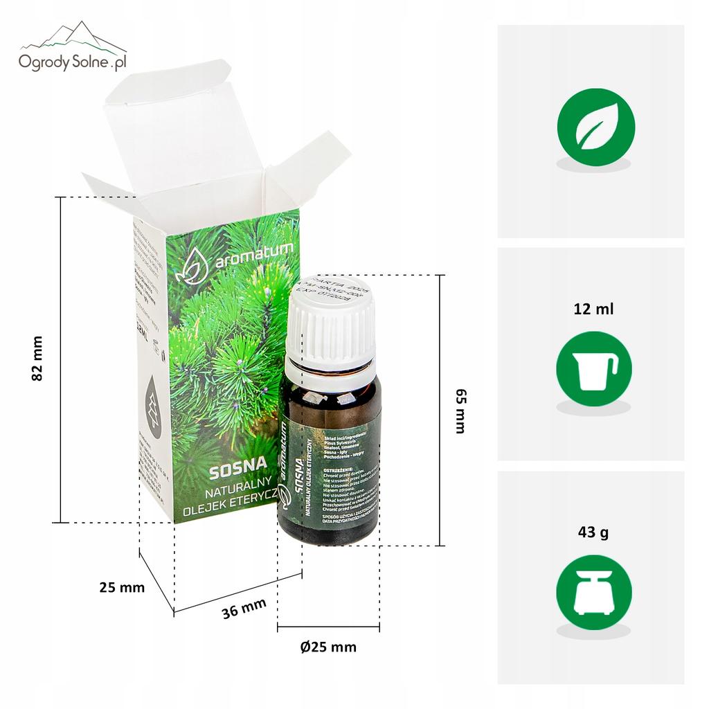 Natural PINE ESSENTIAL OIL Aromatherapy Oil PINE 12 Ml