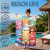 Rainbow Bears  Beach Towel, Microfiber Beach Towel, Perfect For Pool, Beach, Travel, Home Decor Beach Party Fan gifts