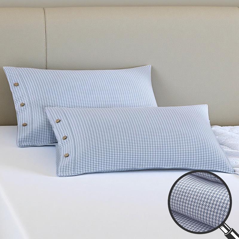 Pair of Thickened Pure Cotton Pillowcases, 48cm X 74cm - 2024 New Style