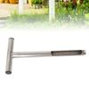 Bodenprobe Bodenprobe Stange 12 Zoll Edelstahl Bodenprobennehmer T-Griff   Tragbare Bodenproben-Sonde für Garten Bauernhof Zuhause