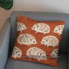 2D Cute Hedgehogs Pattern Pillow Cover For Home Pattern Cushion Cover Suitable For Sofa Bedroom Car Pillow Cover