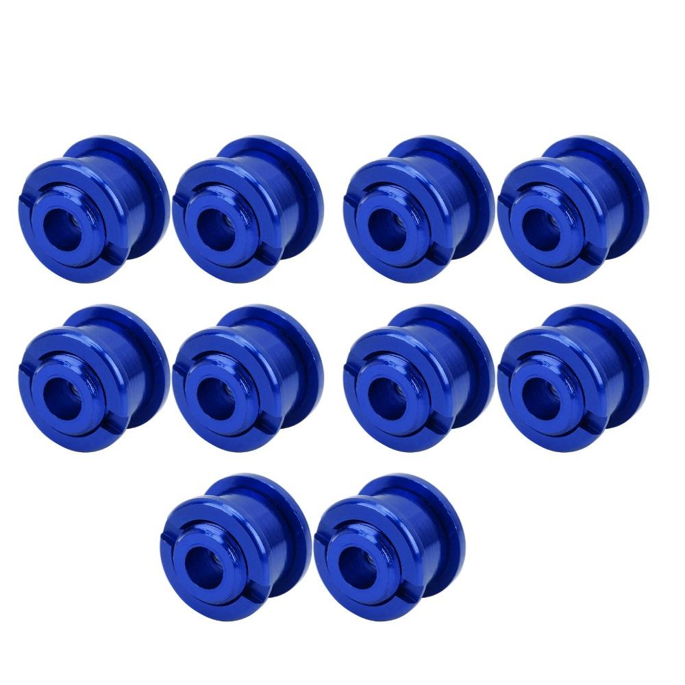 10Pcs Aluminum Alloy Single Chainring Bolts Single Speed Bicycle Chainring Bolts  Bike Components