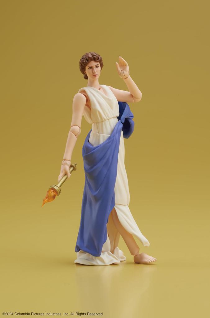 DIGACTION TORCH LADY OF COLUMBIA, approx. 80mm tall, non-scale, PVC, pre-painted, movable figure