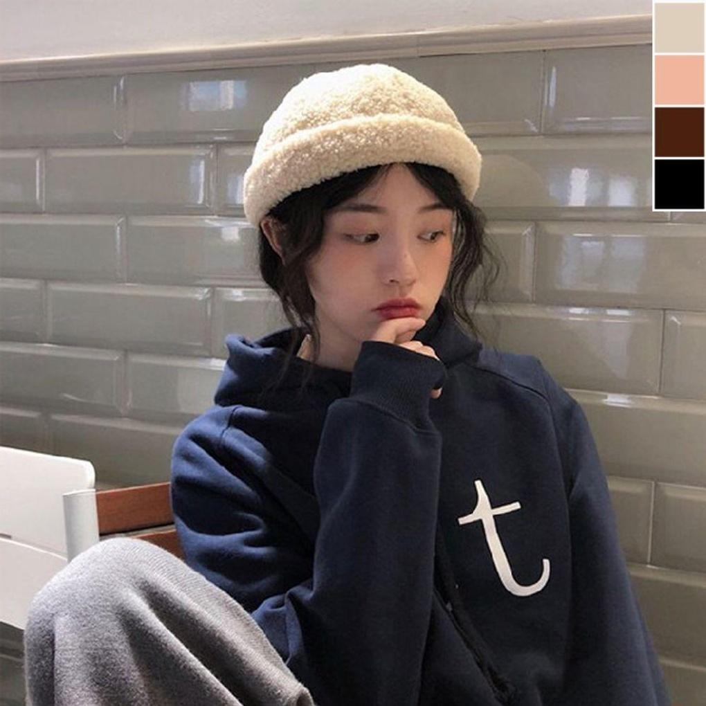 

Poggle Fashion Watch Cap Daily Casual Fur Beanie Hat pink