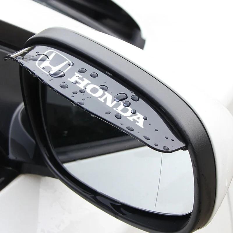 2025 Hot Car Rear View Side Mirror Rain Board Sun Visor Eyebrow Guard For Honda Civic Mugen Accord Odyssey JAZZ CRV Fit Hrv Jazz