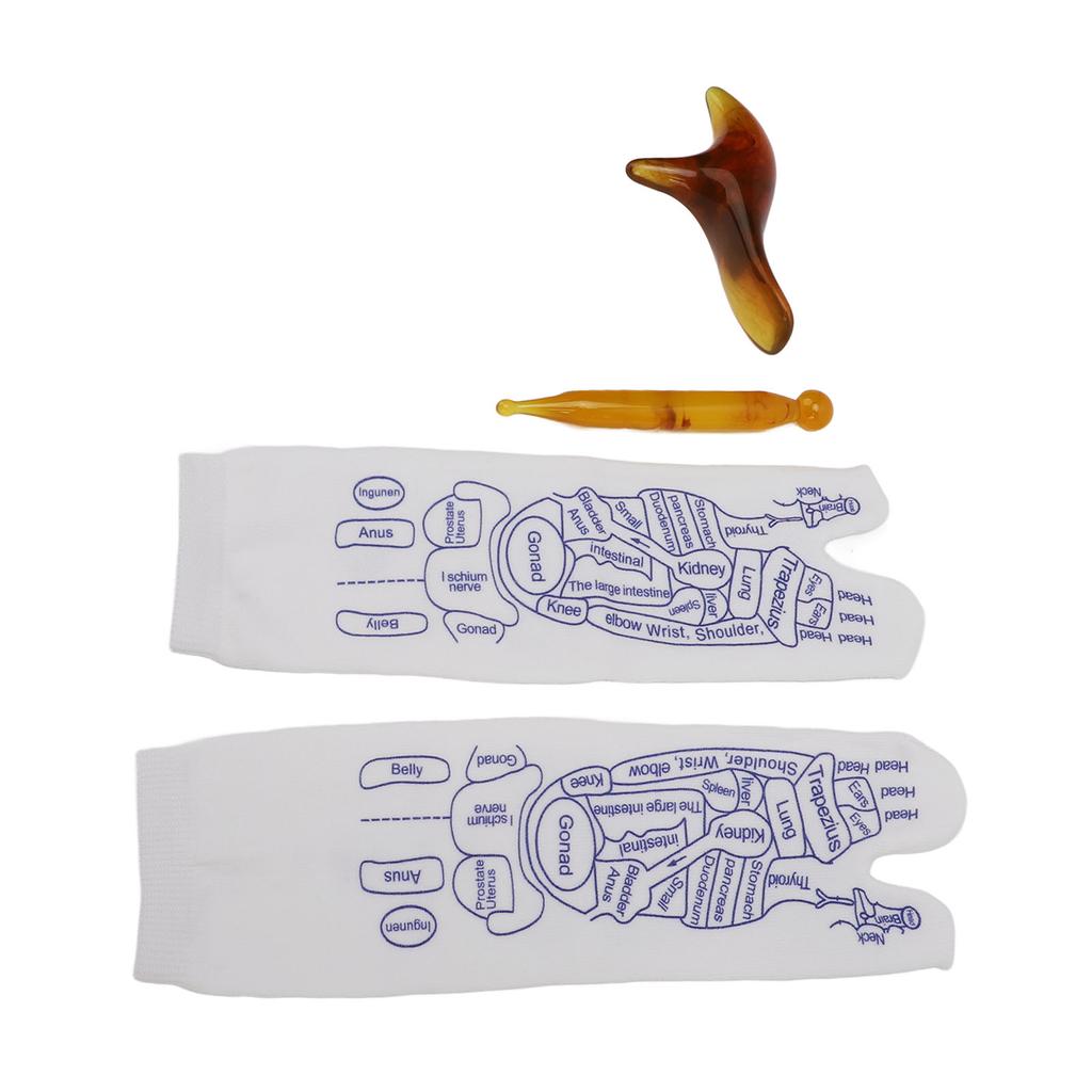 Foot Point Massage Socks Comfortable Skin Friendly Convenient Portable Acupuncture Point Sock for