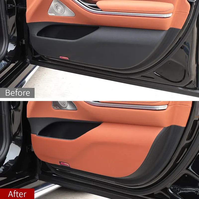 Door Kick Pad for ~2024 Mercedes W223 S Series 400 450 550 480 Accessories