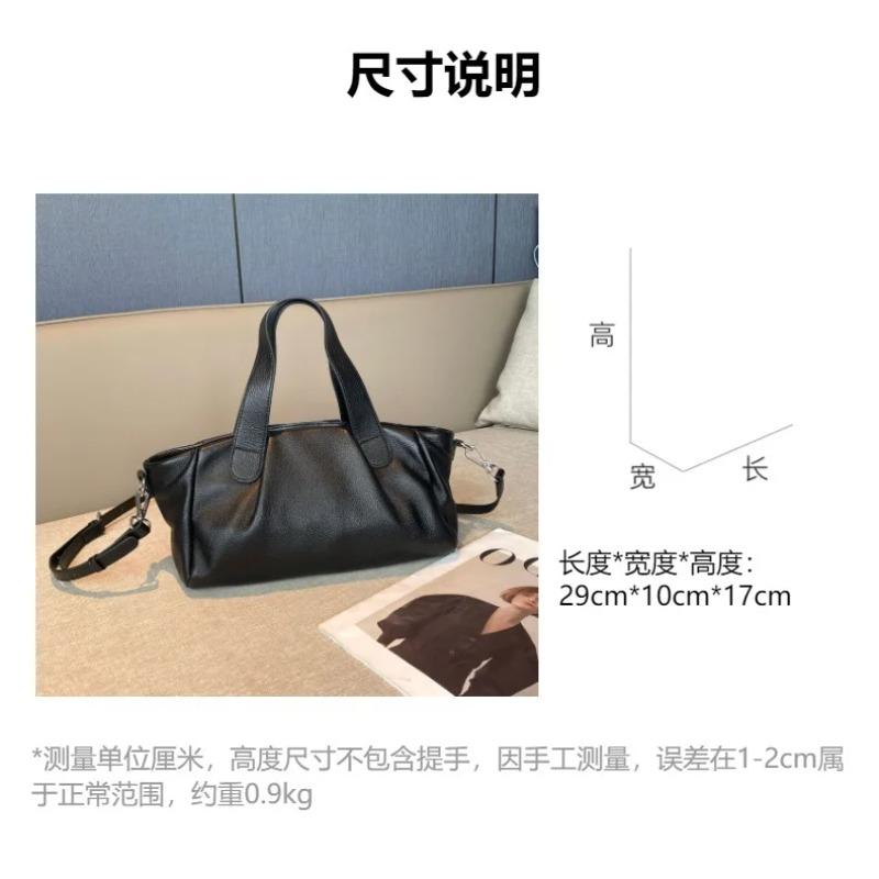 Women's Top Grain Leather Tote Bag - European & American Fashi Shoulder Handbag, Practical Soft Tote for Work & Daily Commute