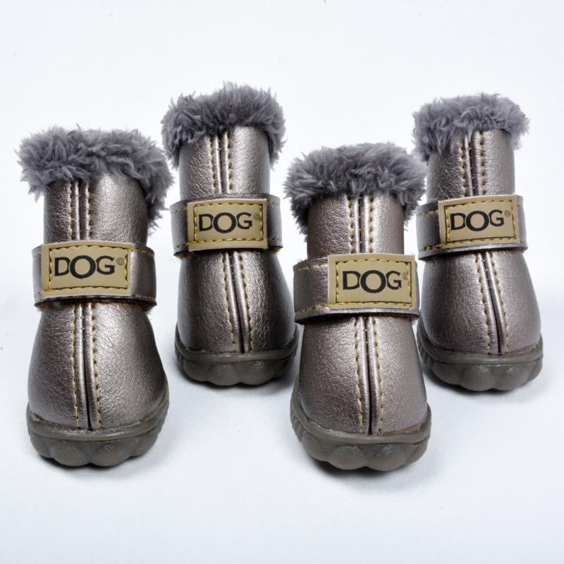 Haustierschuhe, verdickte Schneestiefel für Hunde zum Warmhalten, Teddy Herbst- und Winterschuhe, VIP-Schuhe