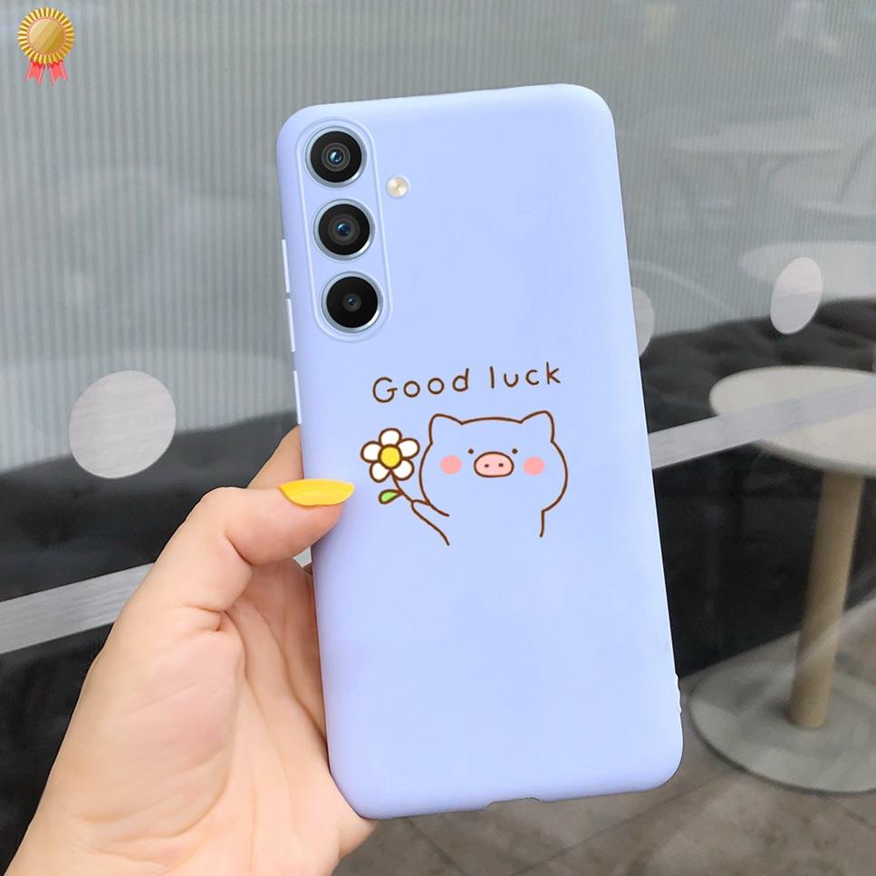 For Samsung Galaxy A24 A 24 4G Case Cute Shockproof Silicone Cartoon Back Cover For Samsung A24 SM-A246M A 24 Funda