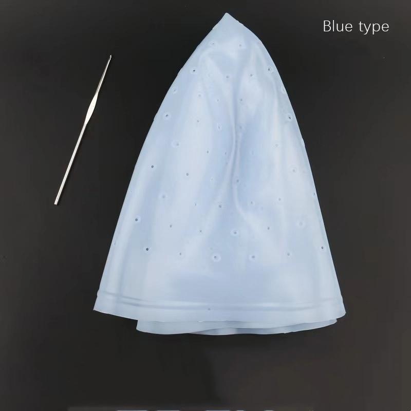 Silicone Highlighting Cap for Hair Coloring - Pre-Punched Holes, Reusable & Durable Hair Dye Tool for Balayage & Hair Treatment (Home/Salon Use)