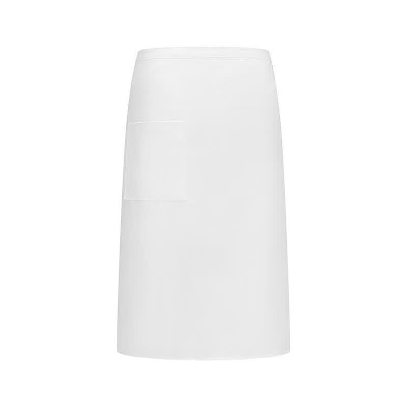 Misheng White Anti-Stain Half Apron One Size чистый белый