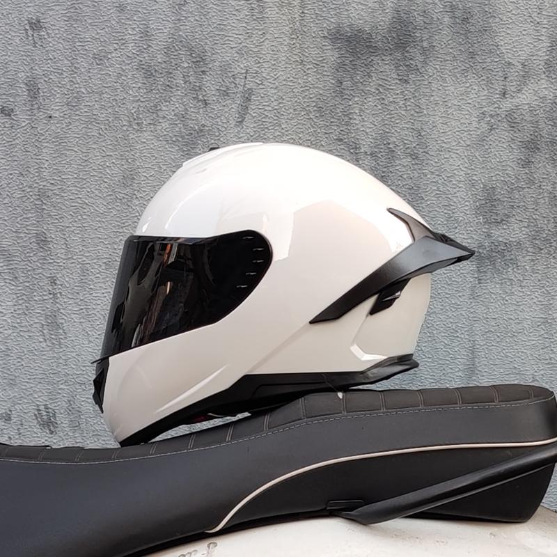 ORZ Electric Motorcycle Yohe Men's and Women's Four Seasons Summer Personality Locomotive Big Tail Helmet