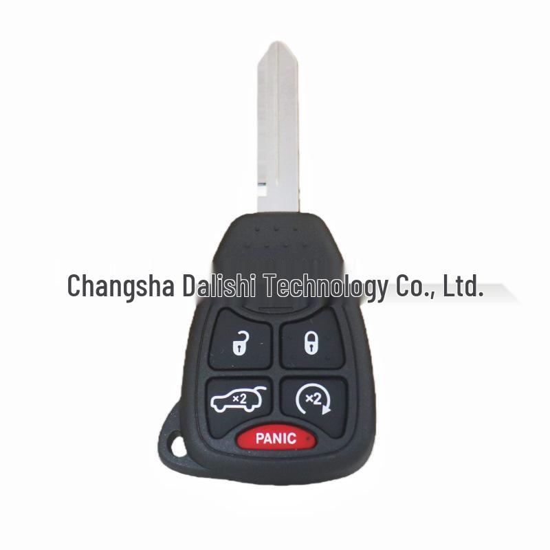 Chrysler Remote Replacement Car Key Shell with Small Buttons & Battery Holder