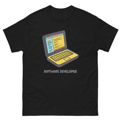 Softwareentwickler Beruf Job Professionelles T-Shirt