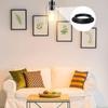 6Pieces Sturdy Plastic Lamp Shade Rings Chandeliers Replacement Light Fixture Adapters Easy Installion Designs