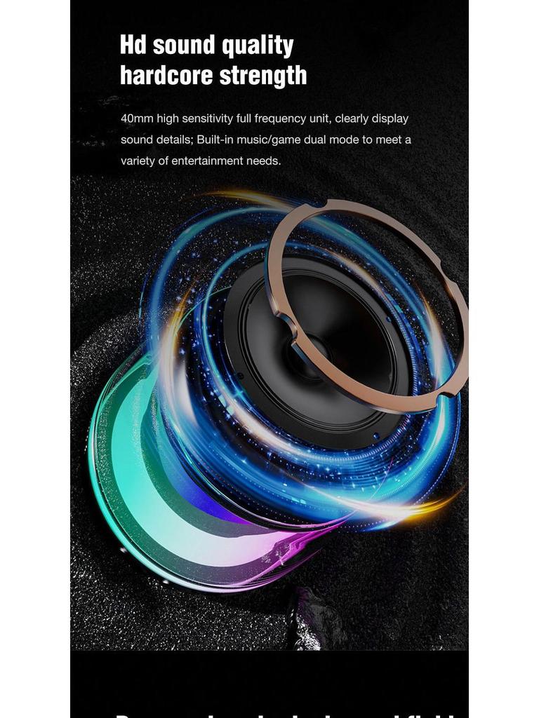 Magnetic Bluetooth Speaker Phone Stand with RGB Light and TWS Subwoofer for Outdoor Use