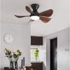 22/29 palcový minikoridor Smallhouse DC motorové stropní ventilátory s dálkovým ovládáním Niklový stropní ventilátor s LED světly Moderní