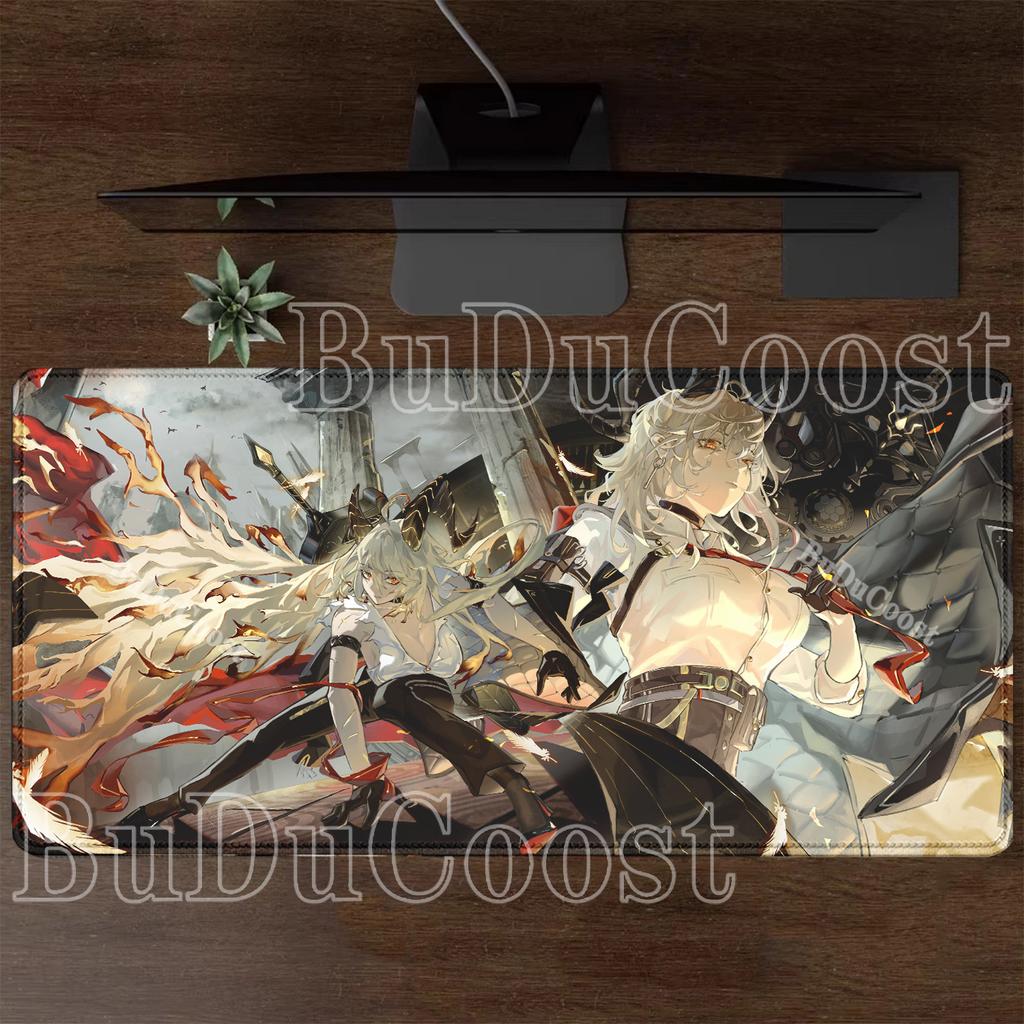 New Zani Wuthering Waves WuWa Anime Girl Mousepad Large Gaming Keyboard Anti-slip Rubber Desk Mat PC HD Printing ESports Carpet