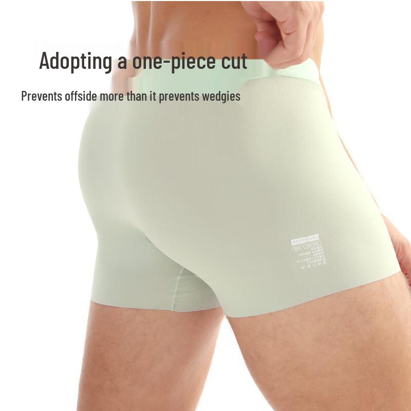 JD S&T Ice Skin Mesh Cooling Men's Antibacterial Boxer Briefs 3-Pack