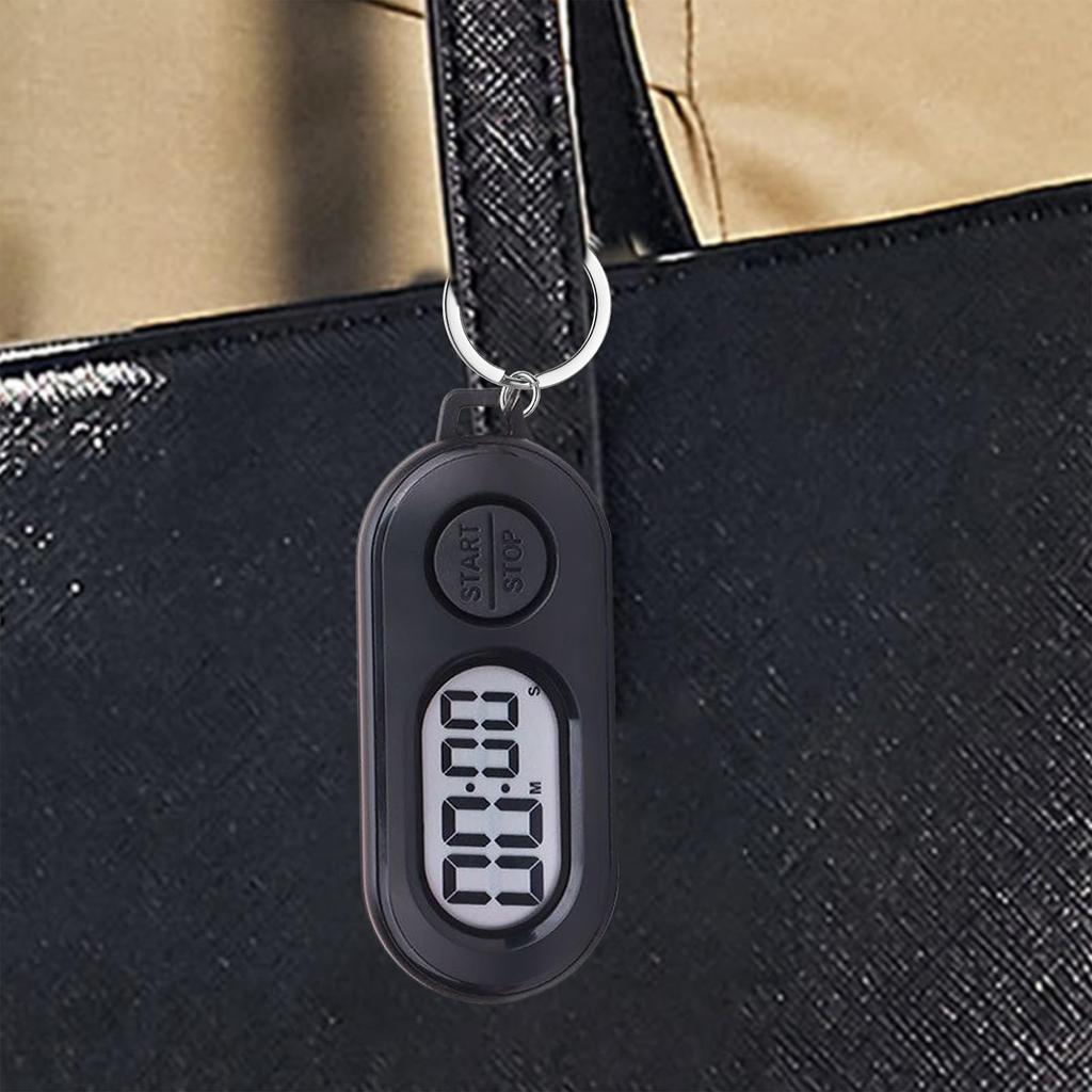 Mini Stoper Timer Brelok Wysoka Precyzja Odporny na Zarysowania Design Cyfrowy Timer do Sportu Gotowania Aktywności na Świeżym Powietrzu